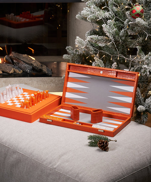 Signature Alligator Backgammon
