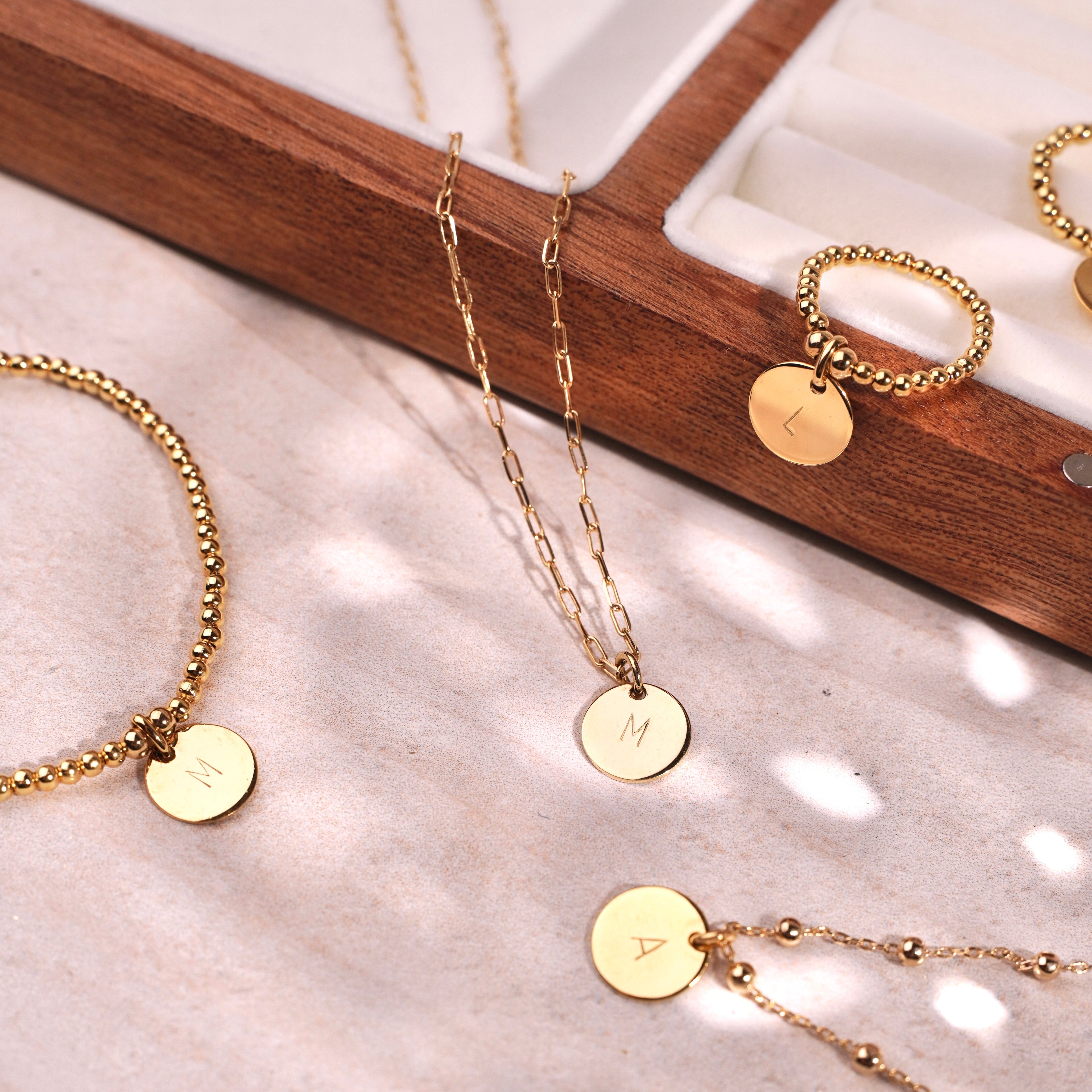 Collier Initiale Personnalisée