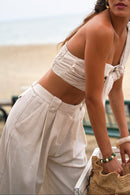 Top Maiane Écru Chiné