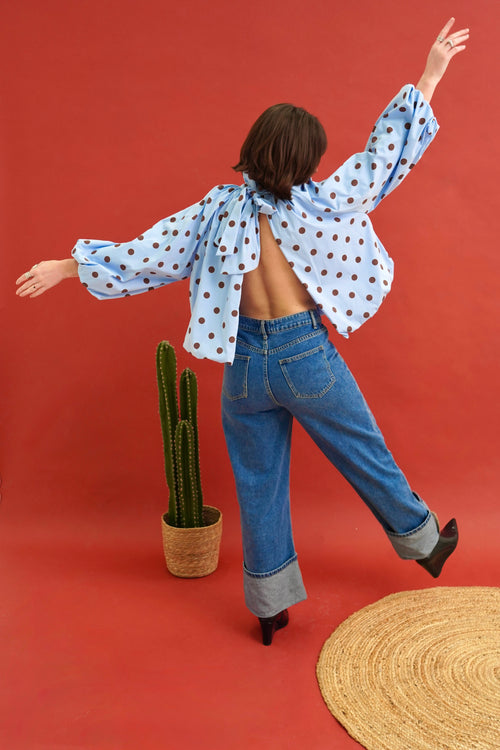 Blouse Suzanne Bleue