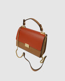 Alysse Shoulder Bag - Camel/Orange