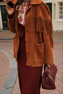 Nivia Burgundy Pointelle Skirt