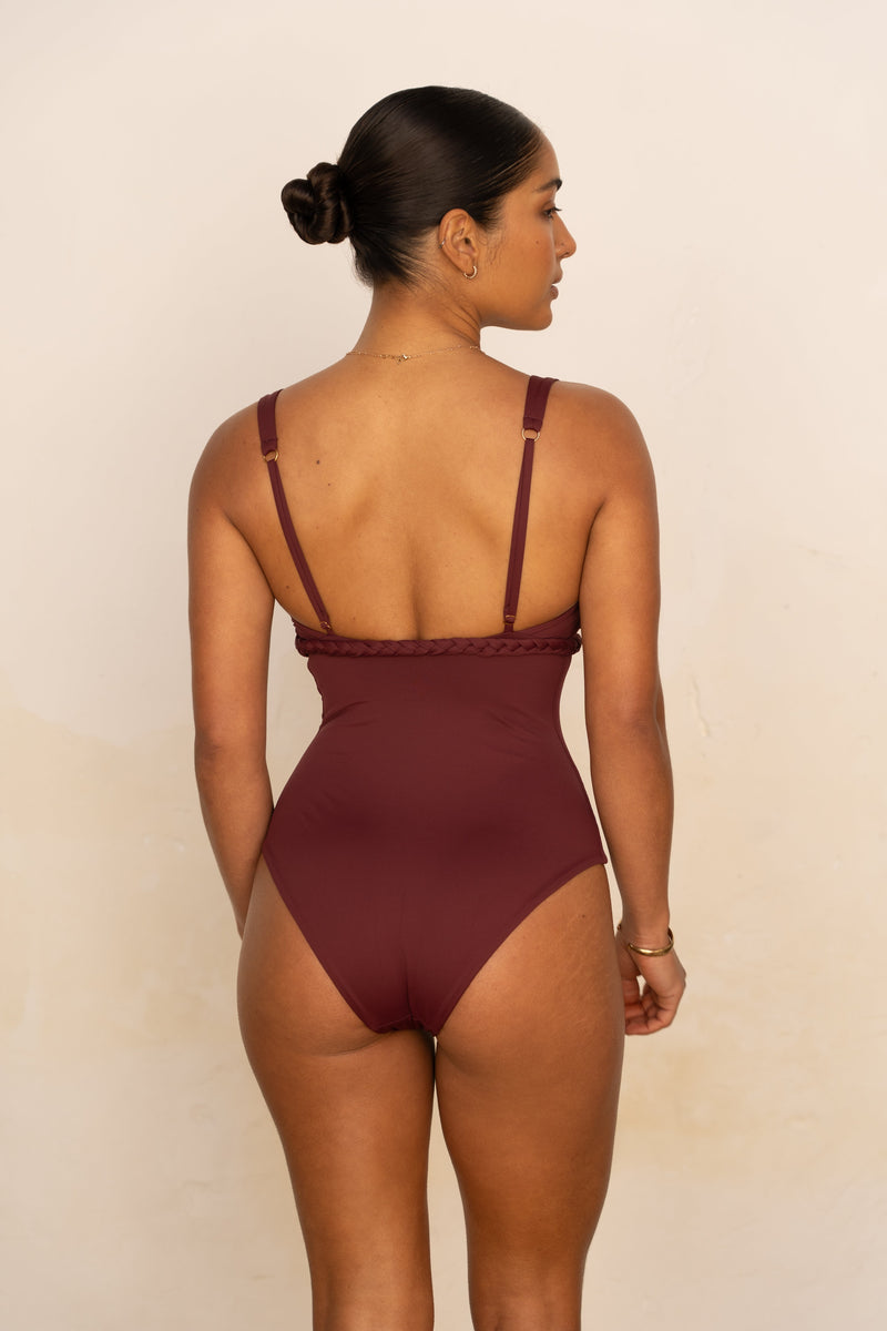 Une Pièce Amélia  - Aubergine