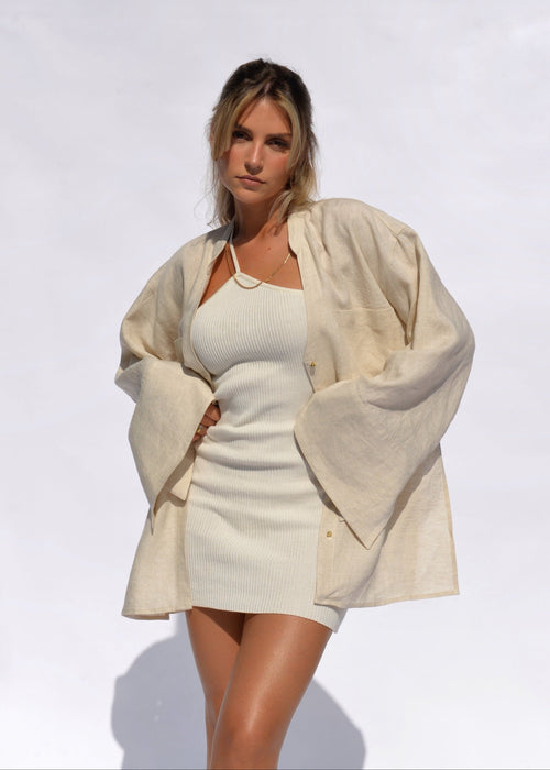 Robe Nassau Mini Knit - Cream White