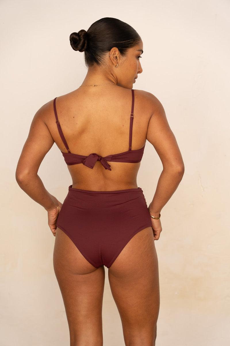 Bas Matilda - Aubergine