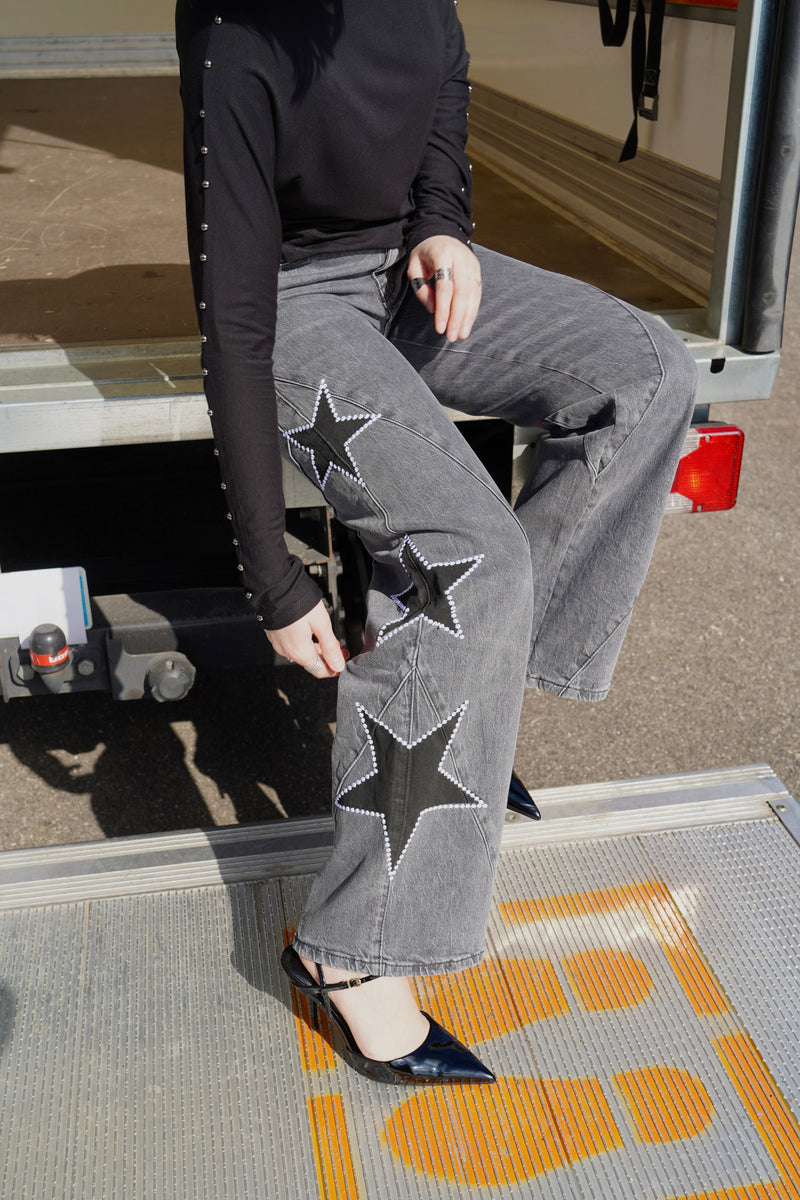 Stardust Jeans Gray
