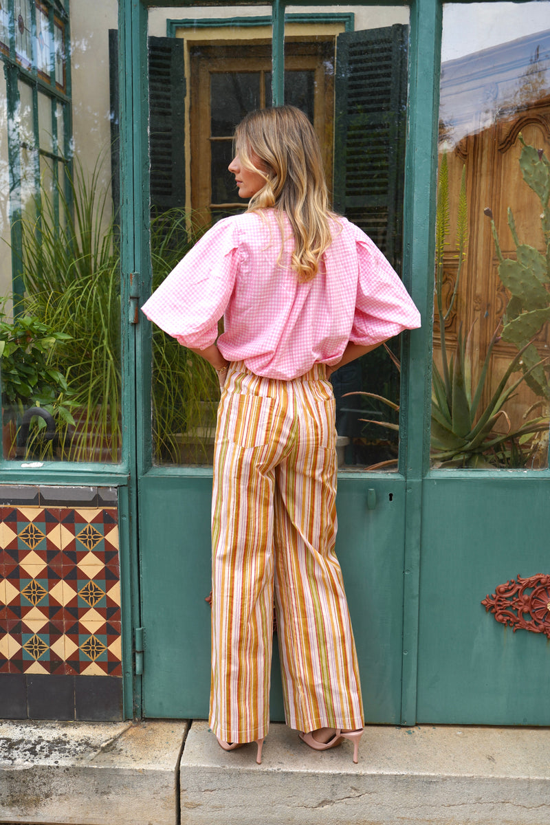 Sunset Orange Trousers