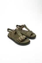 Sandales Cloutées Naomi - Kaki