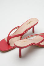 Tongs Romy - Rouge