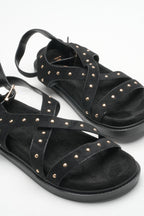 Sandales Cloutées Candice - Noir