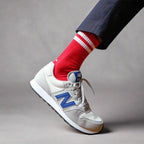 Organic Cotton Tennis Socks - Red and White