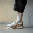 Chaussettes Lurex Pailletées En Lyocell Écologique - Blanc