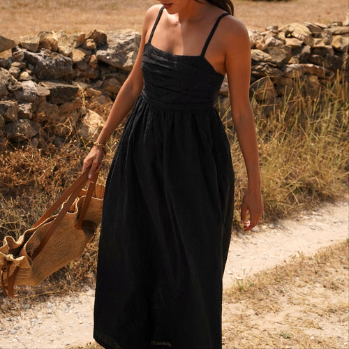 Robe Clarysse Noir Soutache