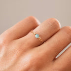 Bague Chaine Amazonite