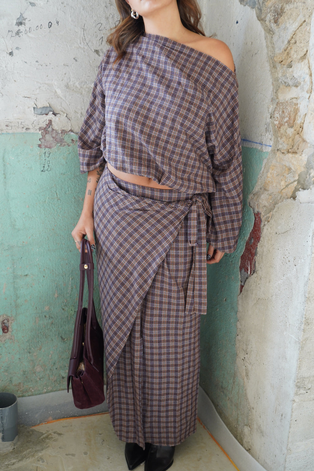 Blouse Raw Choco
