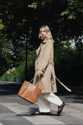 Bolso Tote Myriam - Camel Oscuro
