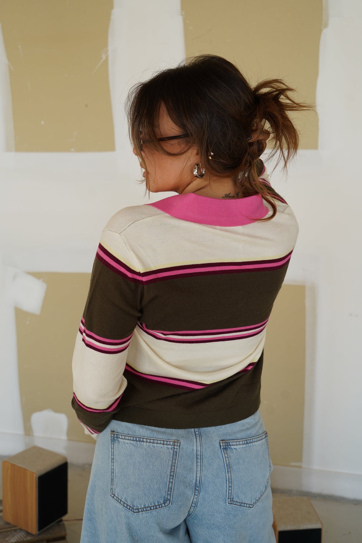 Pull Amber Kaki
