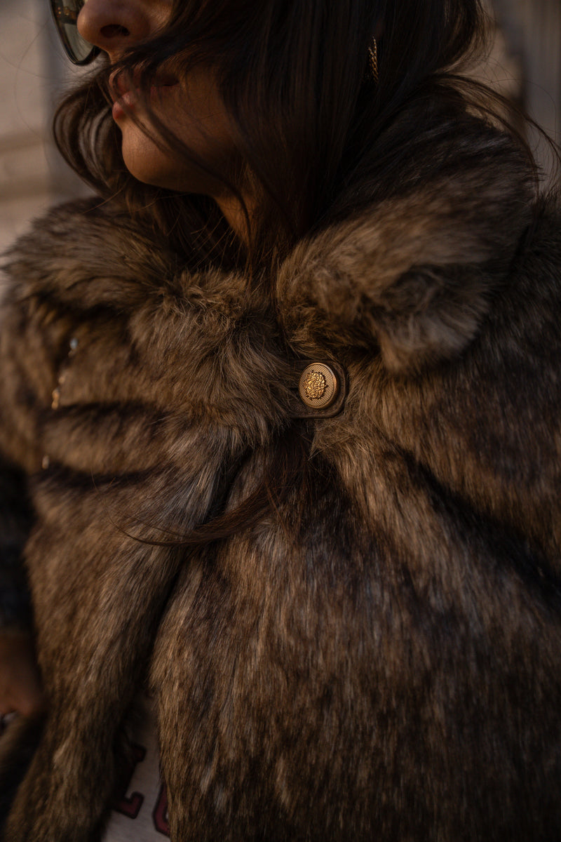 Manteau Jackie Fauve