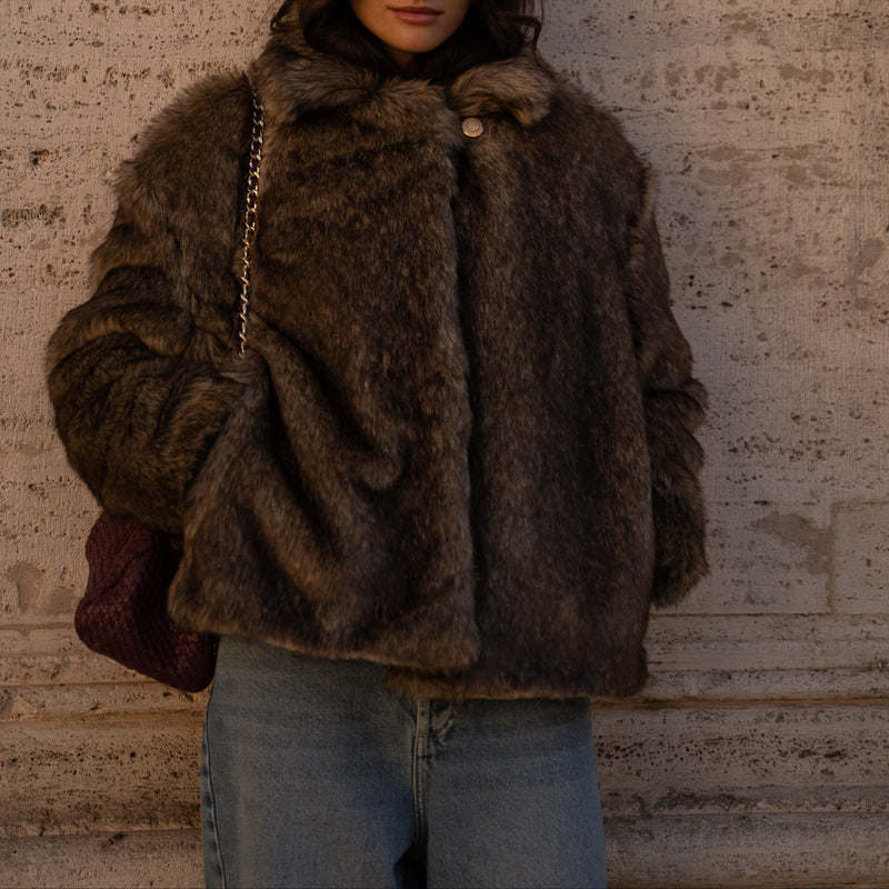 Manteau Jackie Fauve