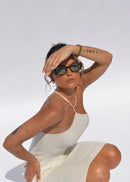 Robe Nassau Long Knit - Cream White