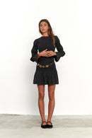 Leandra Short Black Dress