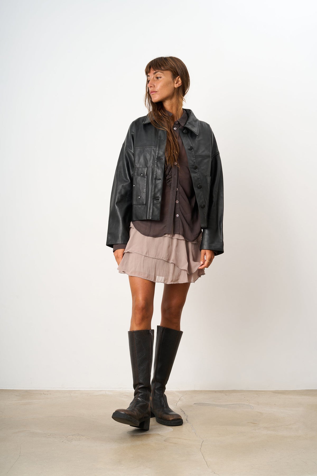 Mini Jupe Zania Grey