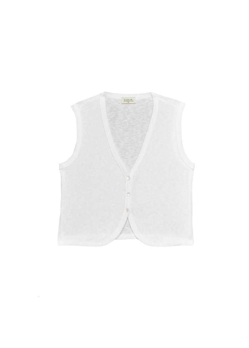 Top Cali Vest - White