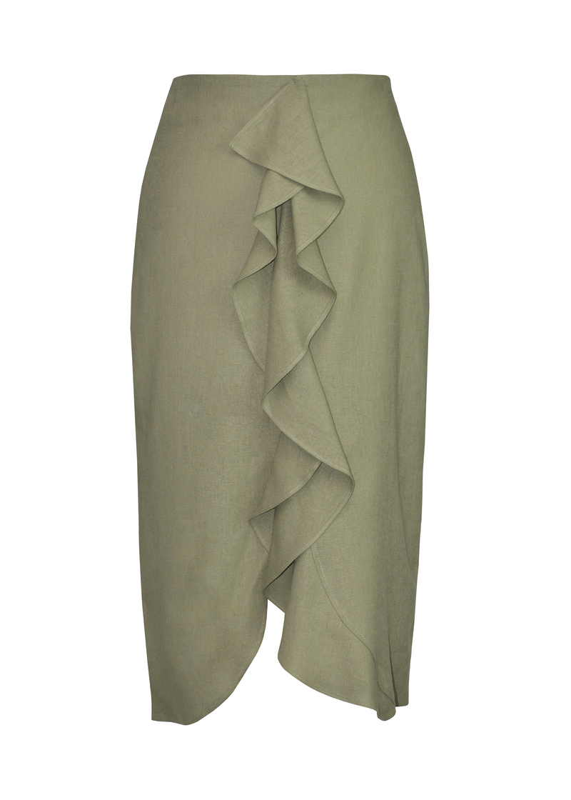 Jupe Najah Linen - Green