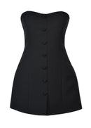 Robe Jagger Strapless Mini - Black
