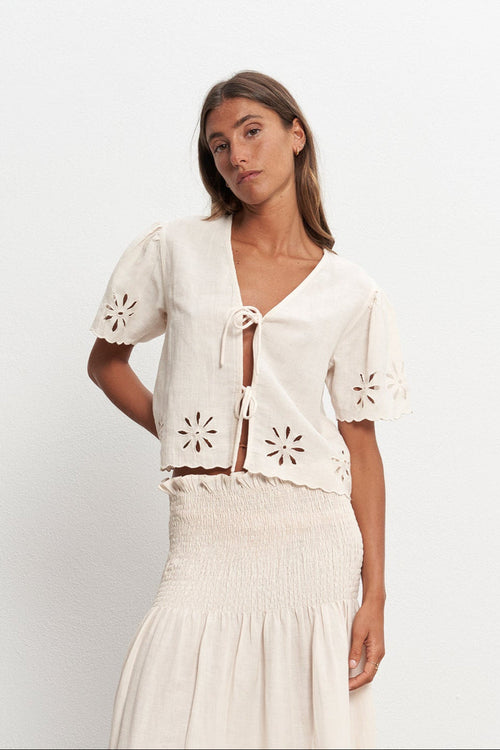 Alma White Shirt