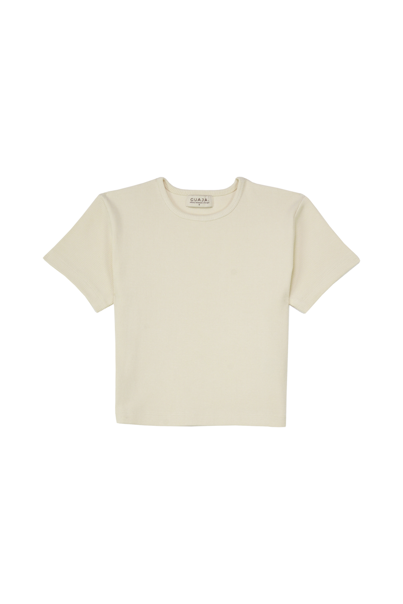 T-Shirt Gs Cropped - Beige