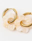 Baby Fleurette Earrings - Nude