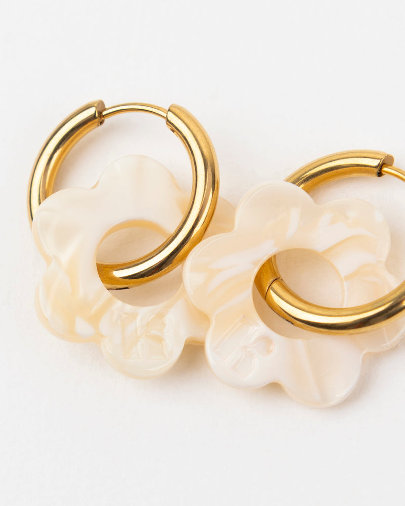 Baby Fleurette Earrings - Nude