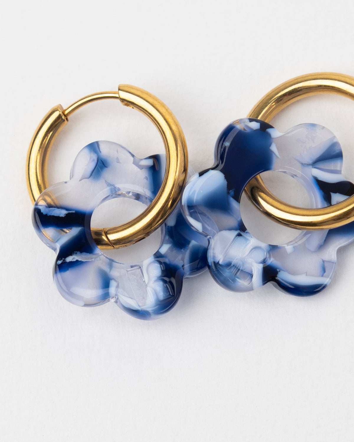 Boucles D'Oreilles Baby Fleurette - Océan
