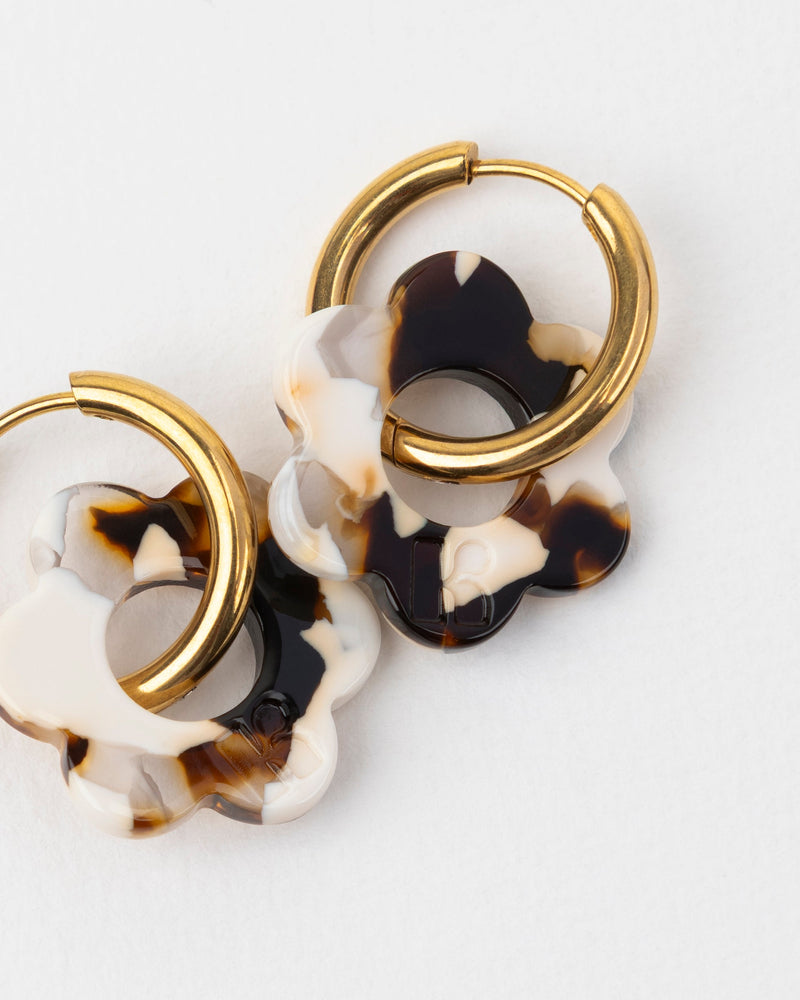 Baby Fleurette Earrings - Latte