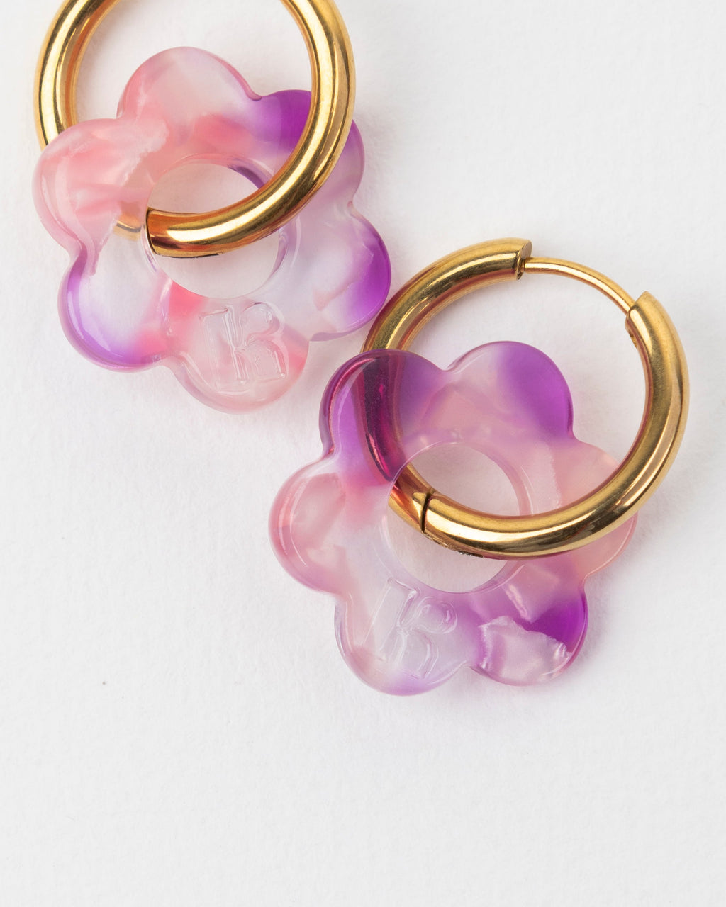 Boucles D'Oreilles Donuts - Pink