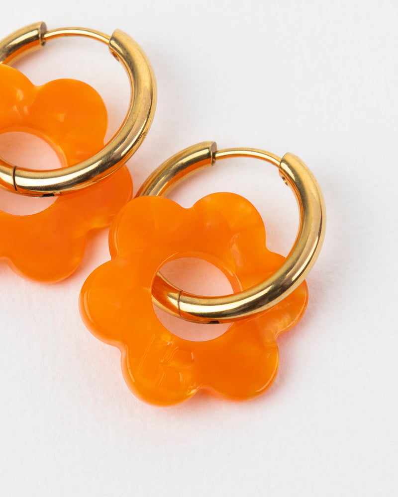 Baby Fleurette Earrings - Clementine