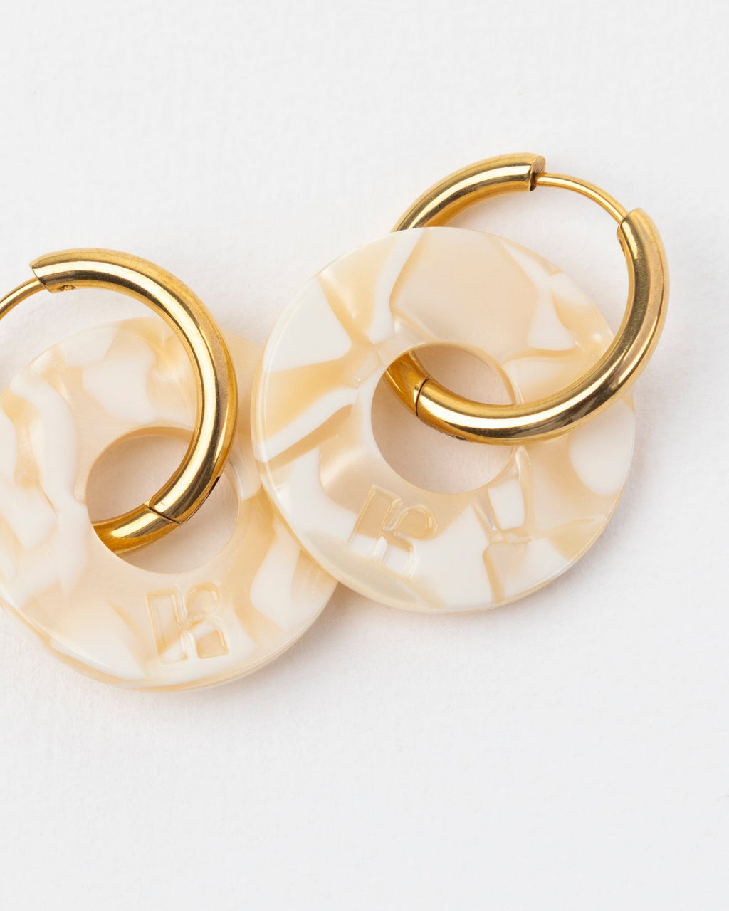 Boucles D'Oreilles Donuts - Nude