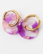 Boucles D'Oreilles Donuts - Pink