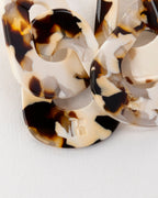 Orecchini Maillon - Latte