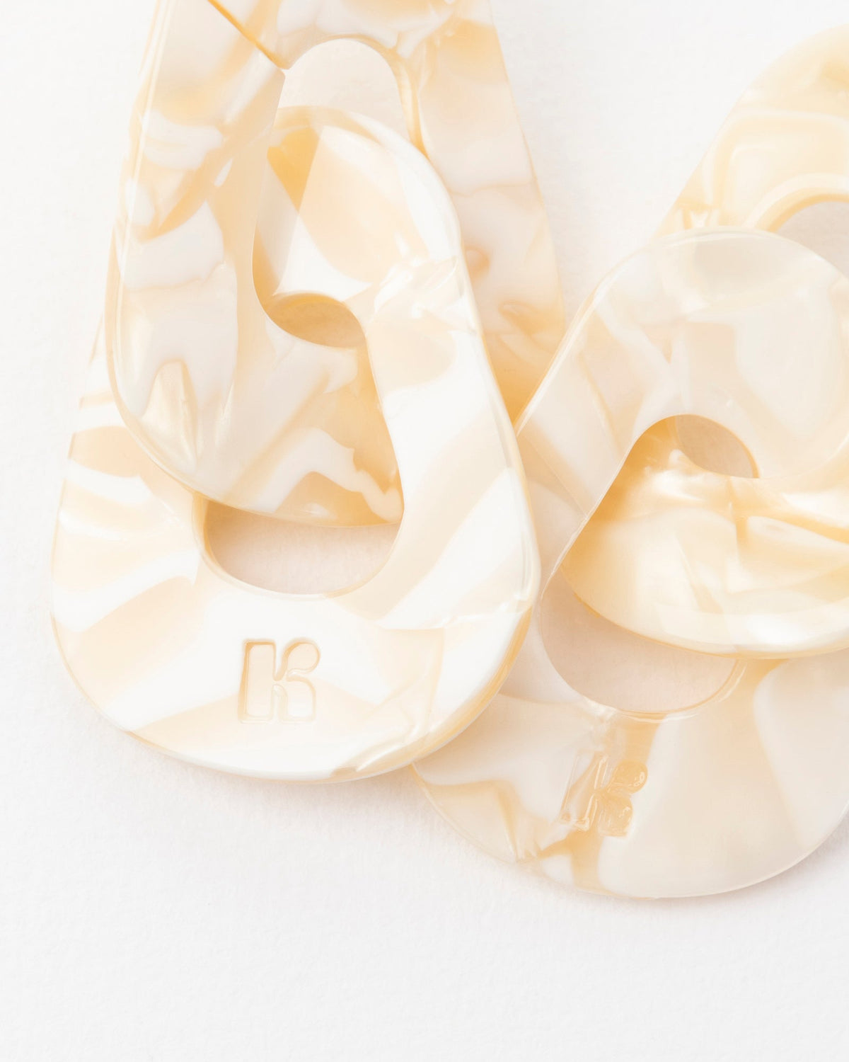 Boucles D'Oreilles Maillon - Nude