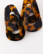 Maillon Earrings - Tortoiseshell