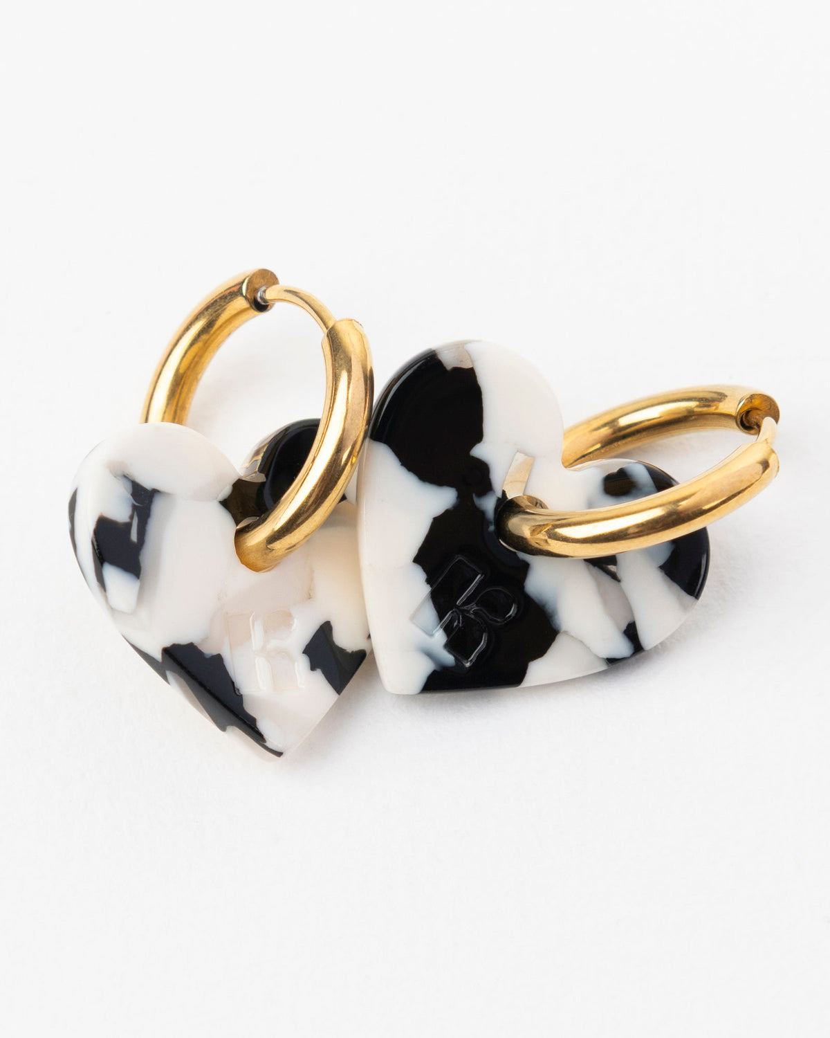 Boucles D'Oreilles Lova Lova - Noir Et Blanc
