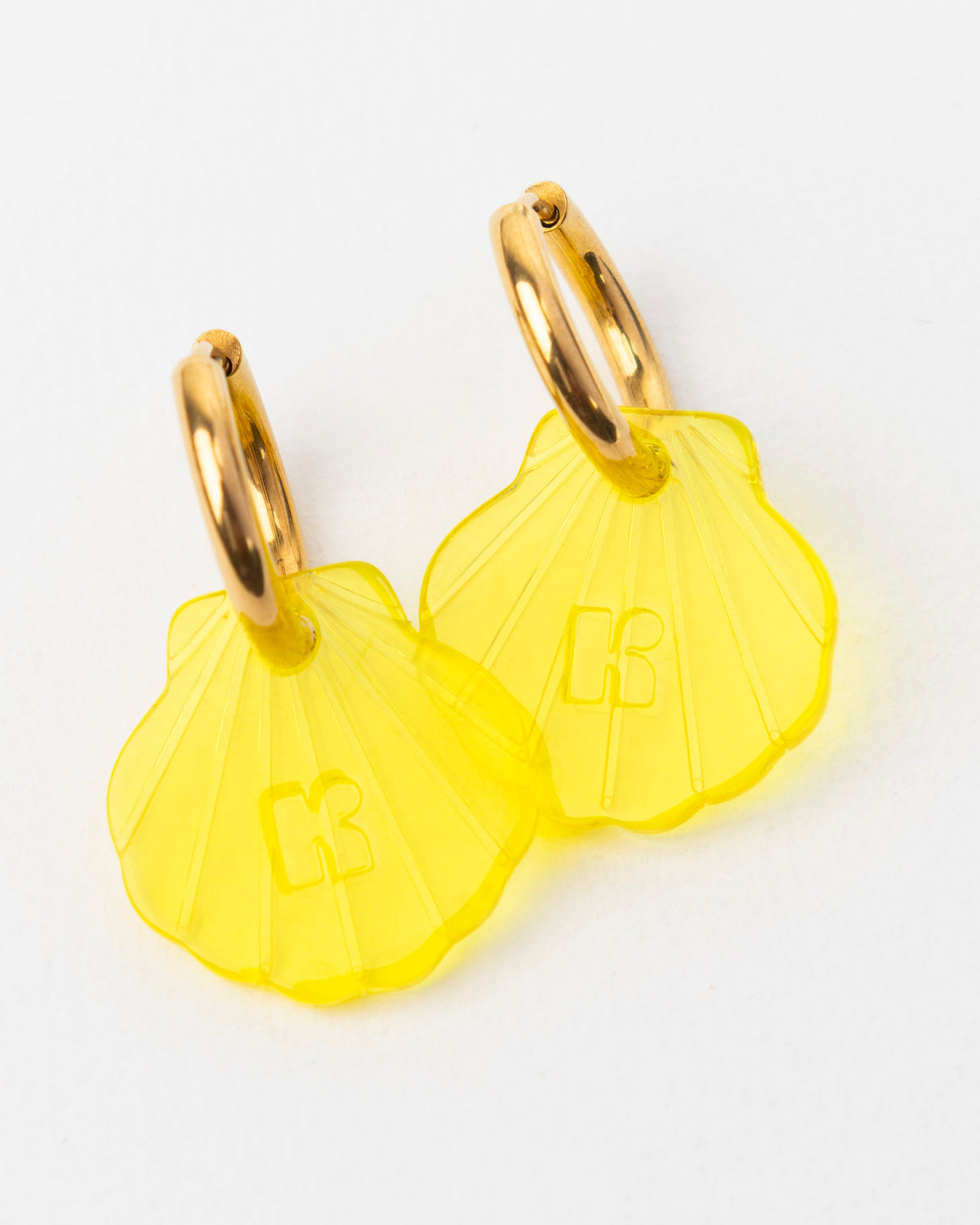 Boucles D'Oreilles Baby Mermaid - Jaune