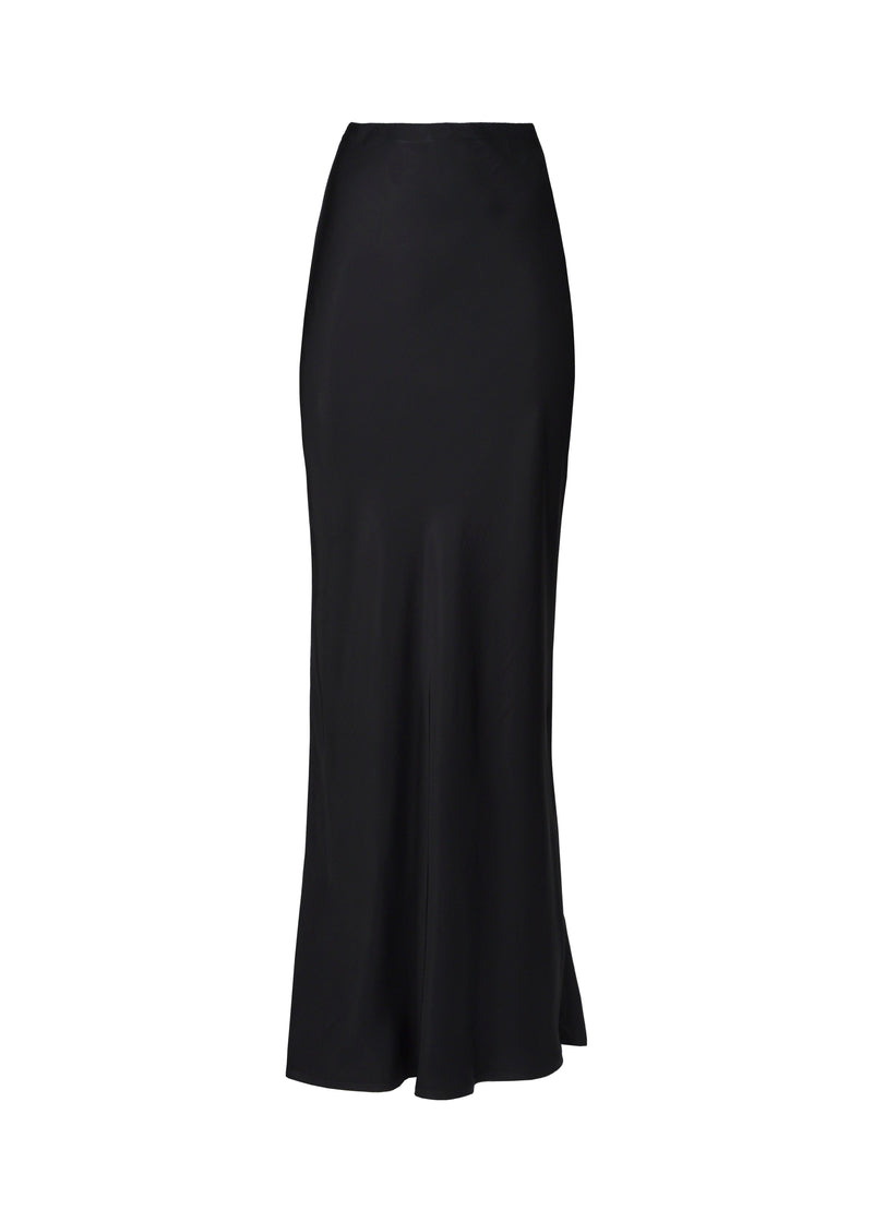 Jupe Halo Satin Maxi - Black