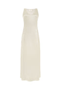 Robe Elena Long Satin - Champagne