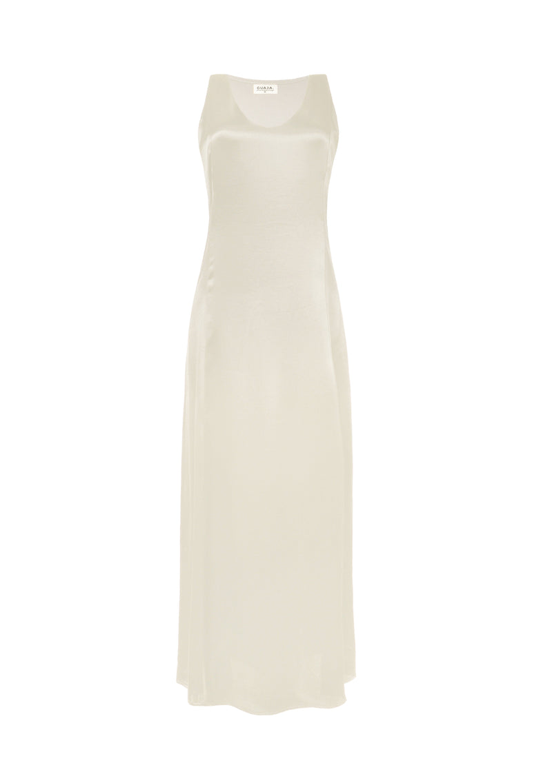 Robe Elena Long Satin - Champagne