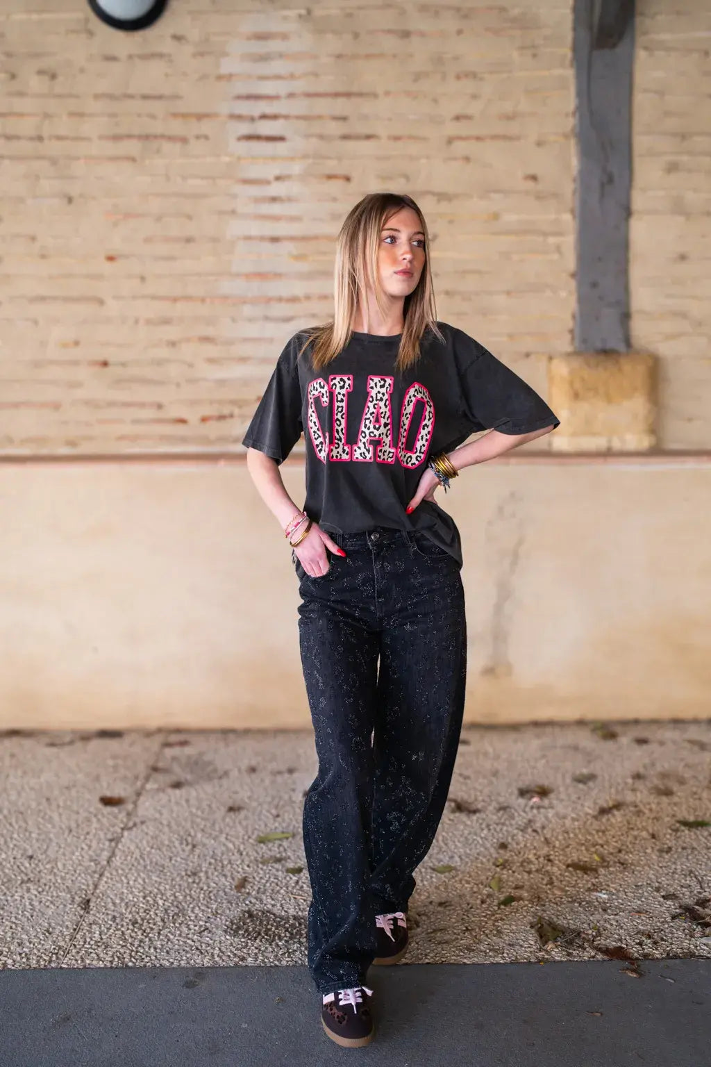 Jeans Aria - Luipaard