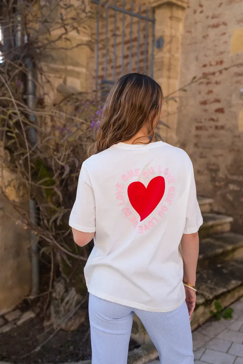 T-Shirt Que Du Love