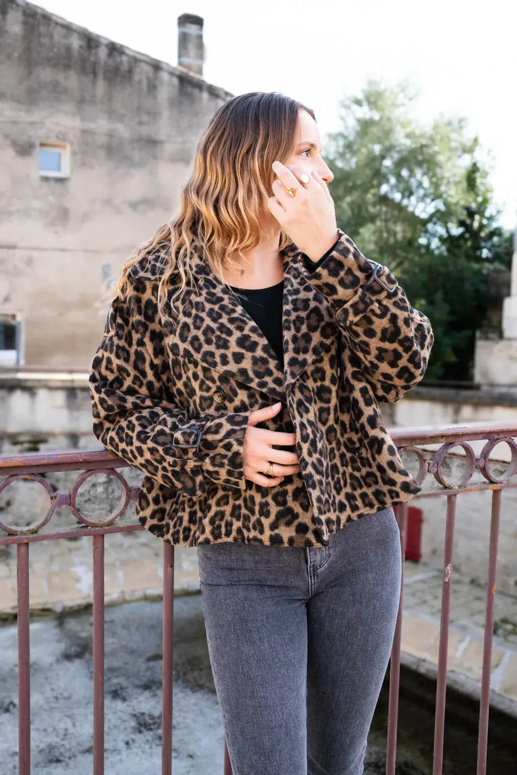 Hedy Trenchcoat - Leopard